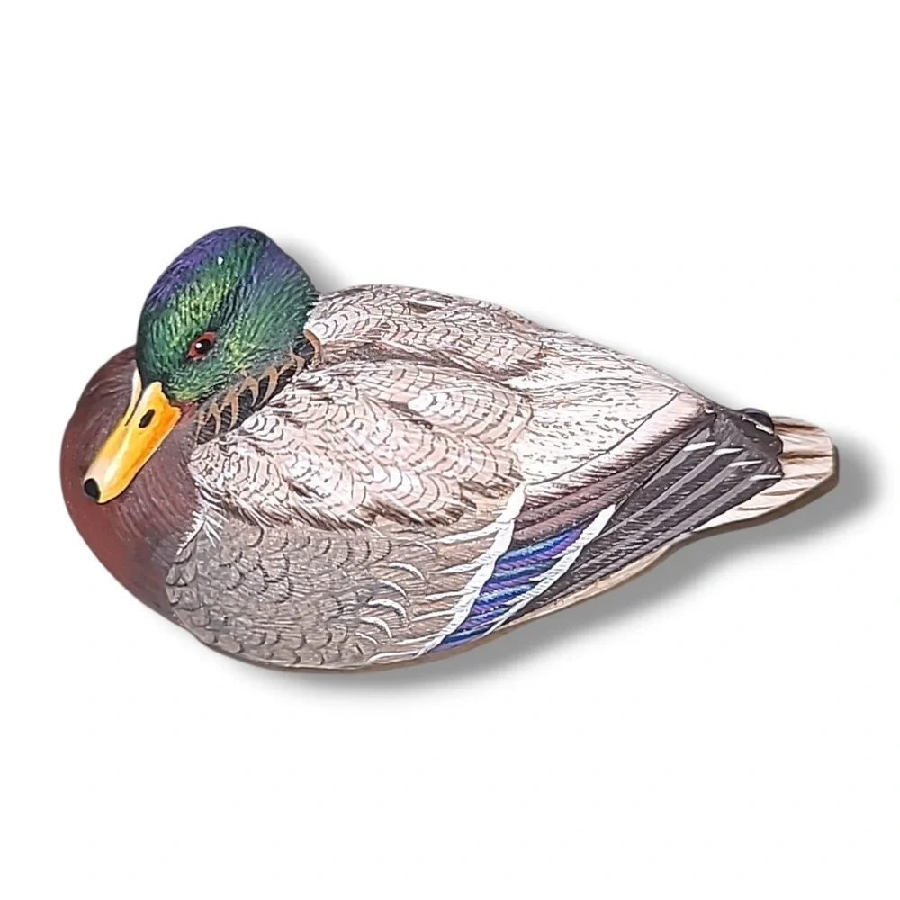 Ashley Gray Master Carver Mallard Duck Figurine Limited Edition‎ Hand Painted 4